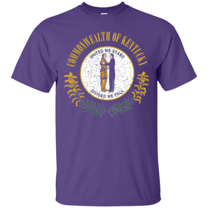 Kentucky State Flag T-shirt Purple