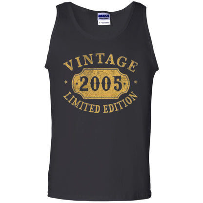 Brithday T-shirt Vintage 2005 Limited Edition Black