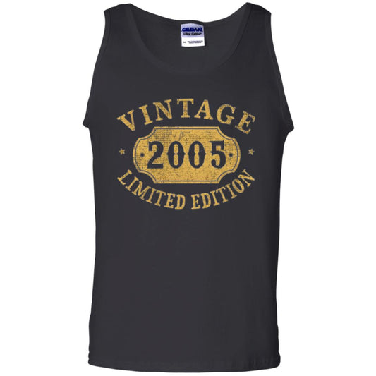 Brithday T-shirt Vintage 2005 Limited Edition Black