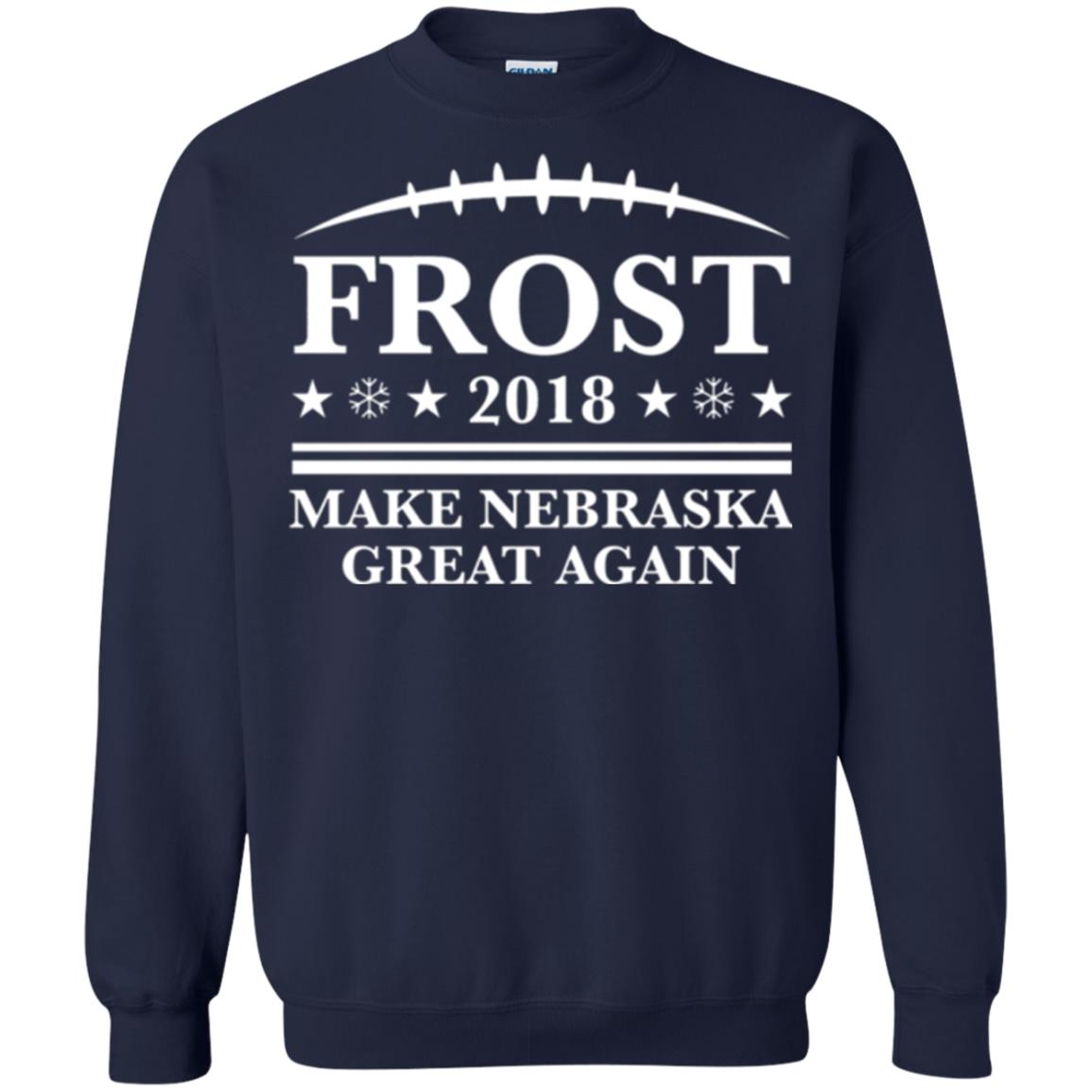Frost 2018 T-shirt Make Nebraska Great Again Navy