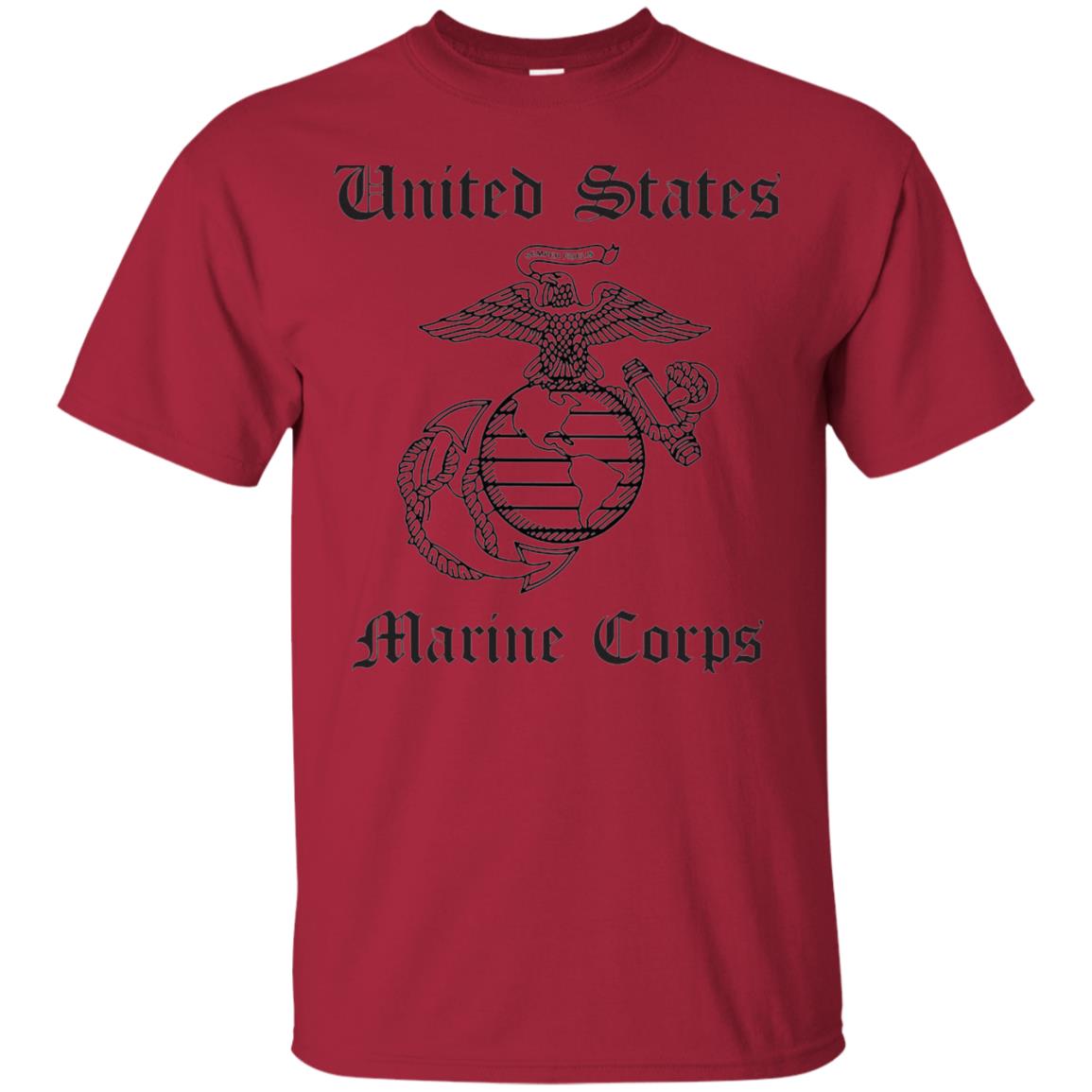 Zerogravitee United States Marine Corps T-shirt Cardinal