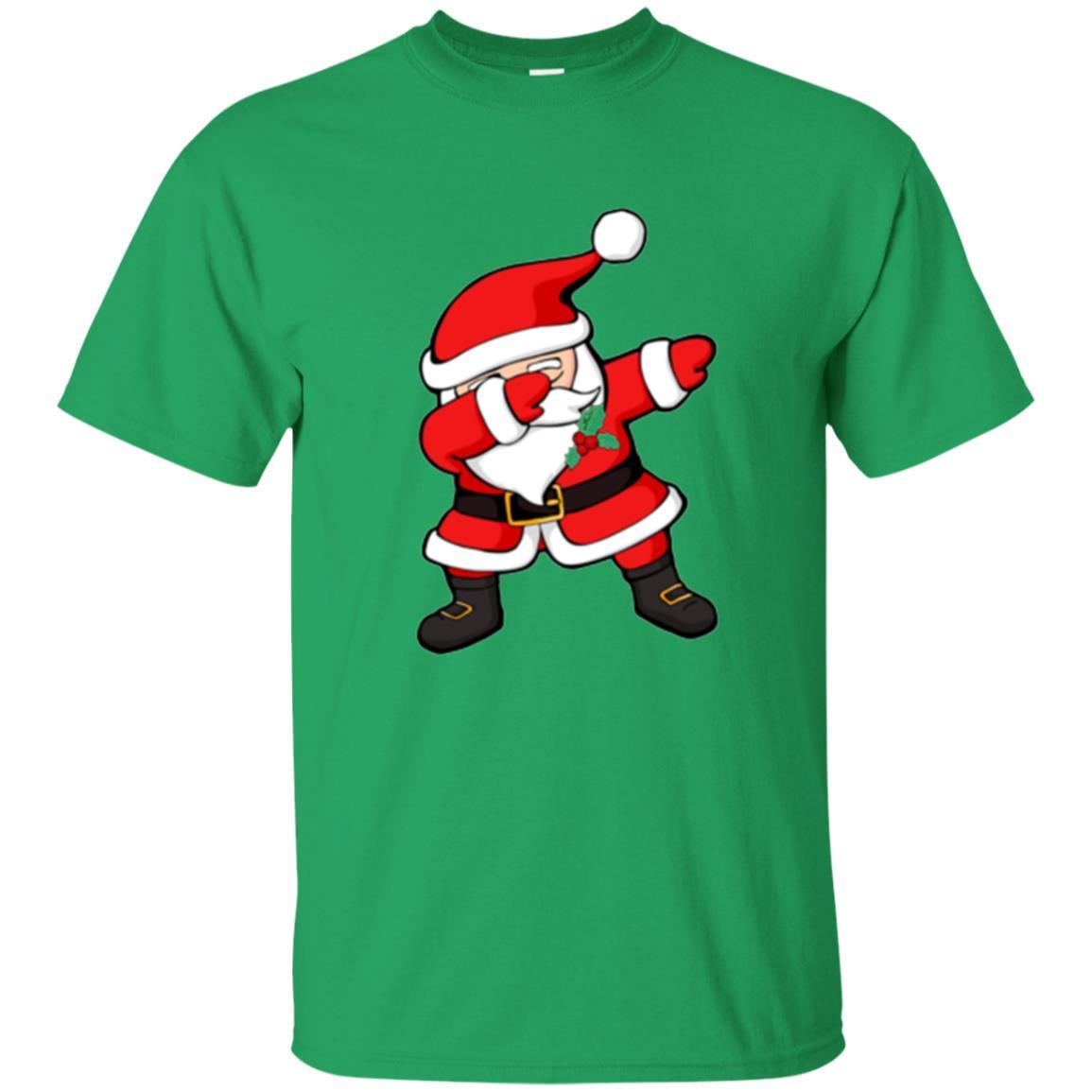 Christmas T-shirt Dabbing Santa Claus Christmas Dab Novelty Irish Green