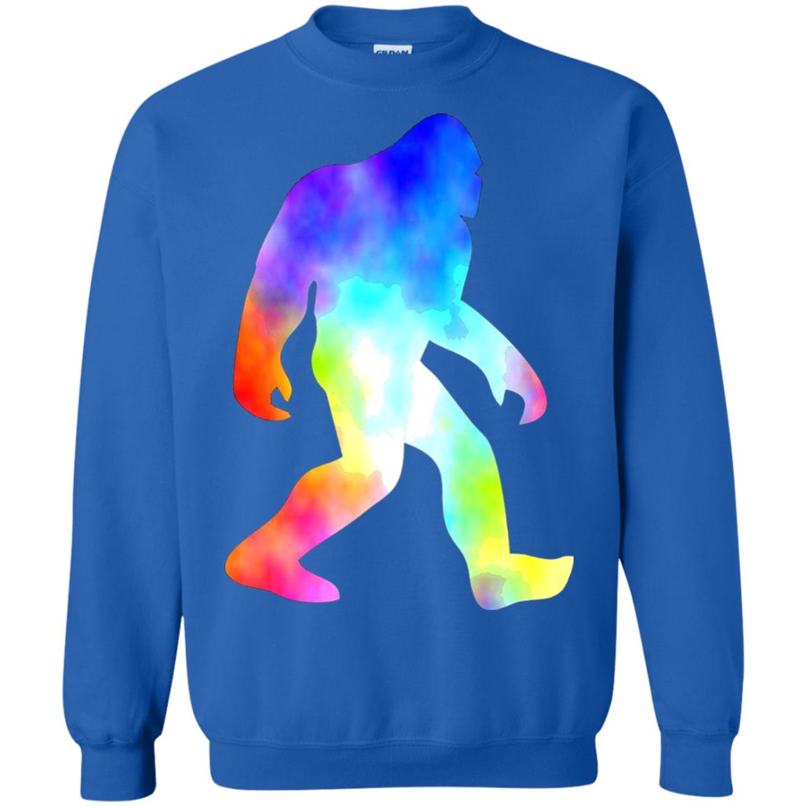 Bigfoot Sasquatch Neon T-shirt Royal