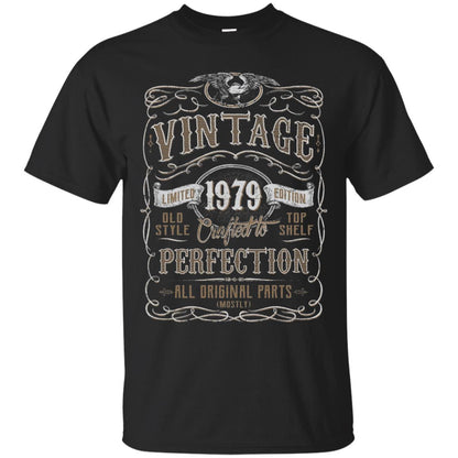 Vintage 1979 Birthday Gift Idea T-shirt Black