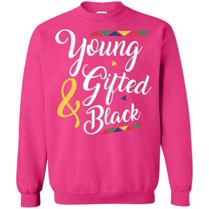 African American T-shirt Young Gifted And Black Heliconia