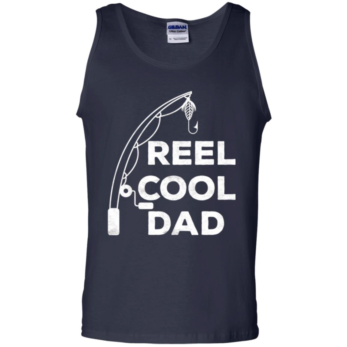 Fisherman T-shirt Reel Cool Dad Navy