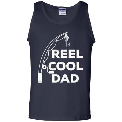 Fisherman T-shirt Reel Cool Dad Navy