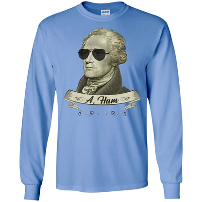 Funny Hamilton T-shirt Carolina Blue