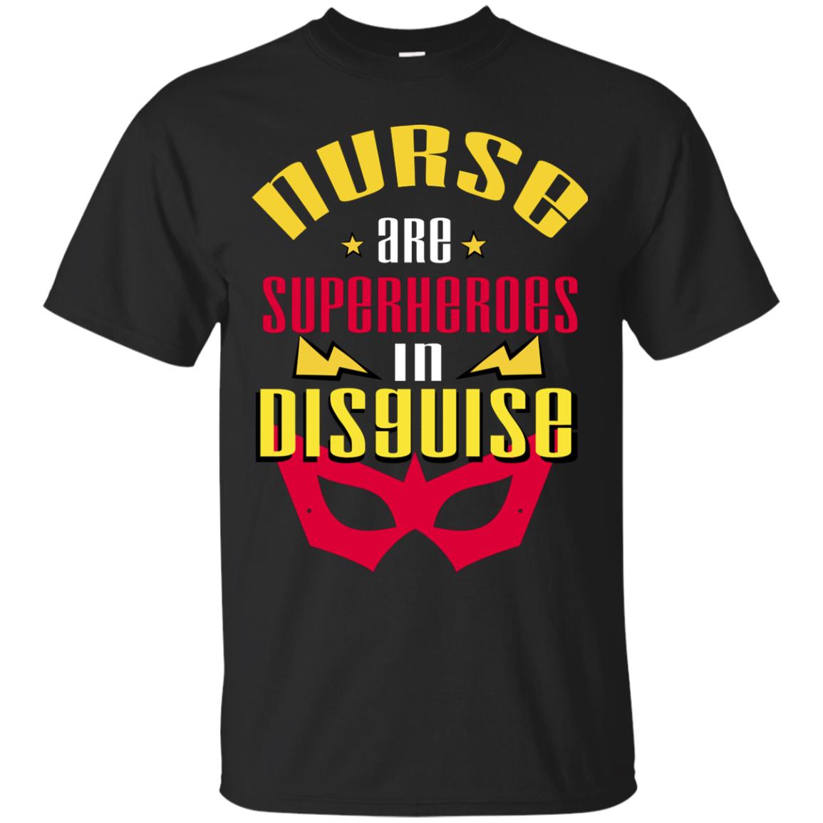 Nurse Are Superheroes In Disguise Movie Fan T-shirt Black