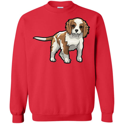 Cute Blenheim Cavalier King Charles Spaniel T-shirt Red