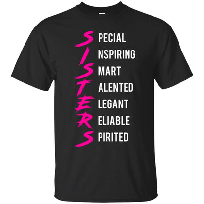 Special Inspiring Smart Talented Elegant Reliable Family Shirt Black