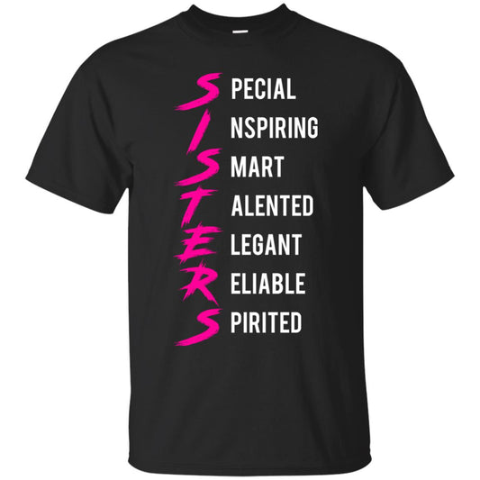 Special Inspiring Smart Talented Elegant Reliable Family Shirt Black