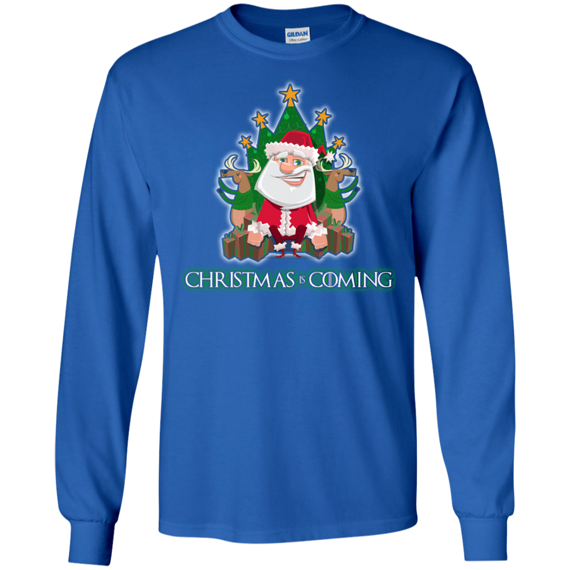 Christmas Is Coming T-shirt Royal