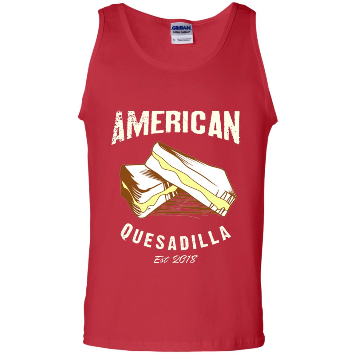 American Quesadilla Est 2018 Grilled Cheese T-shirt Red