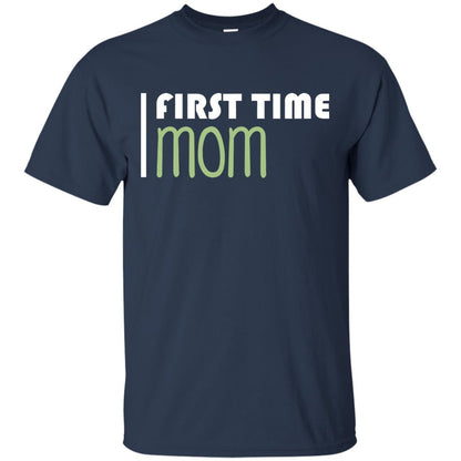 First Time Mom New Mom Shirt Navy