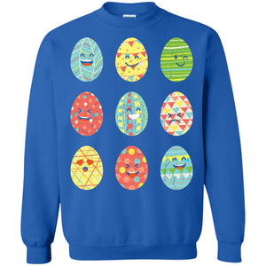 Happy Egg Emoji Easter Sunday Egg Hunt T-shirt