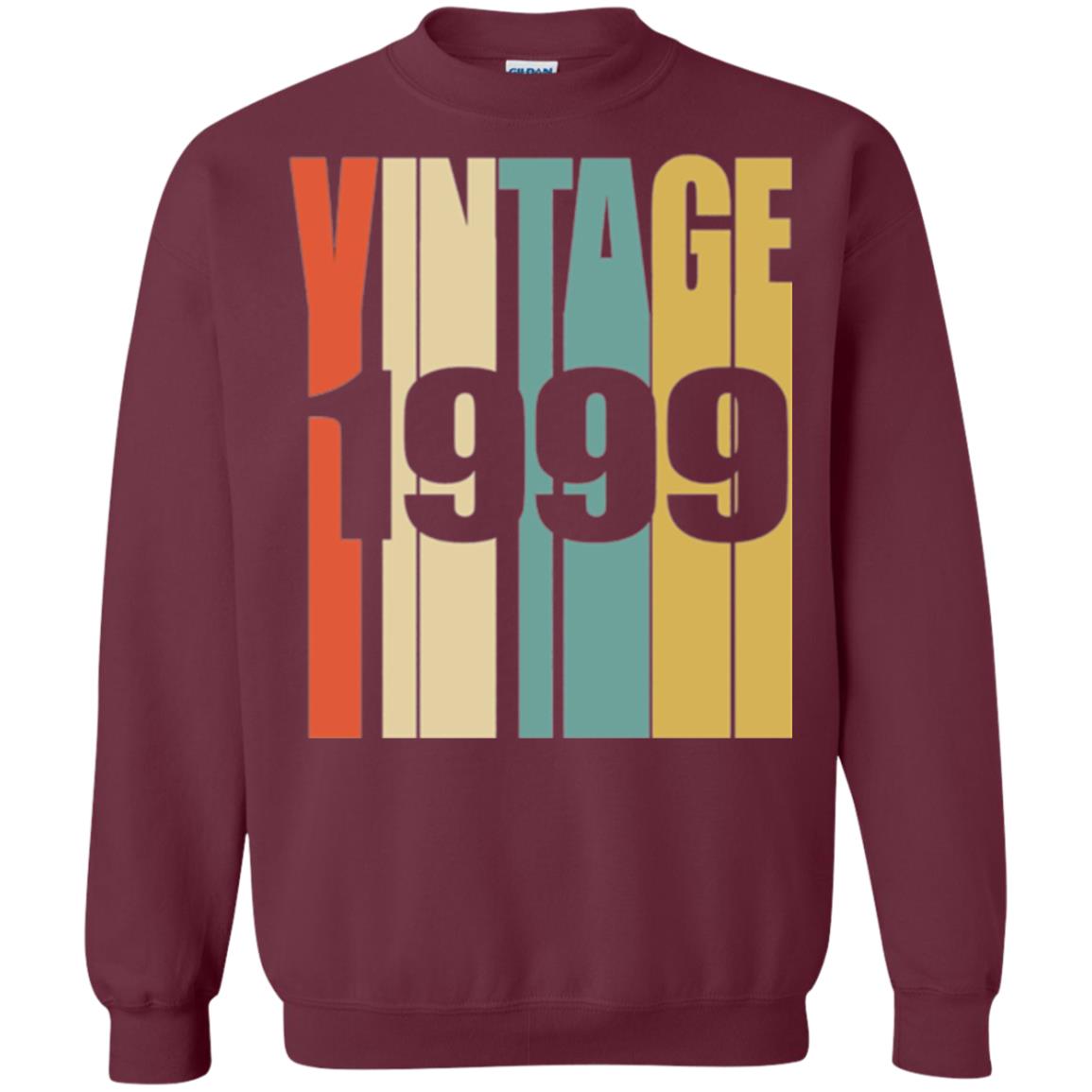 Brithday T-shirt Retro Vintage 1999 Maroon