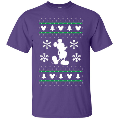Christmas T-shirt Mickey Mouse Purple