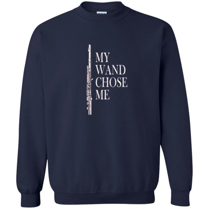 Flute Lover T-shirt My Wand Chose Me Navy