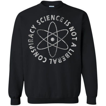 Scientist T-shirt Science Is Not A Liberal Conspiracy Black