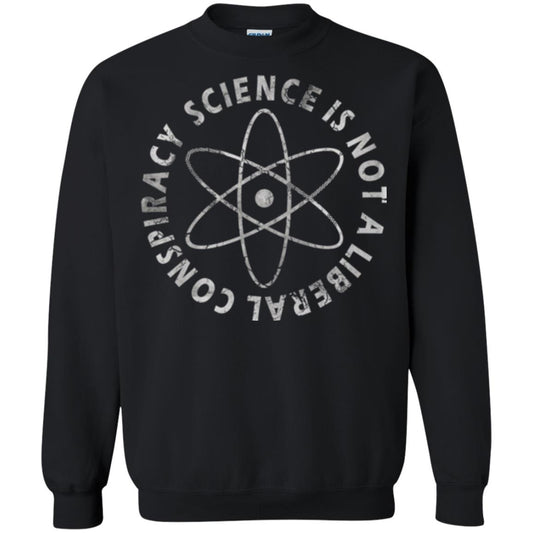 Scientist T-shirt Science Is Not A Liberal Conspiracy Black