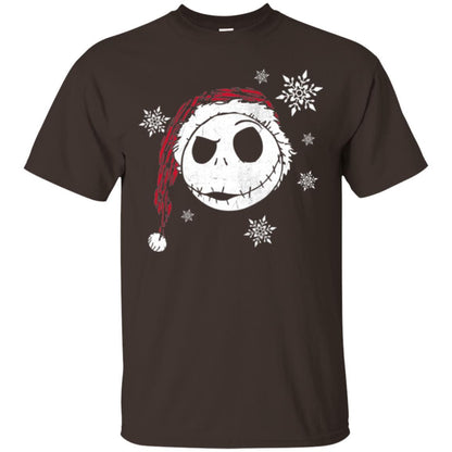 Christmas T-shirt Disney Nightmare Before Christmas Snowflake Dark Chocolate