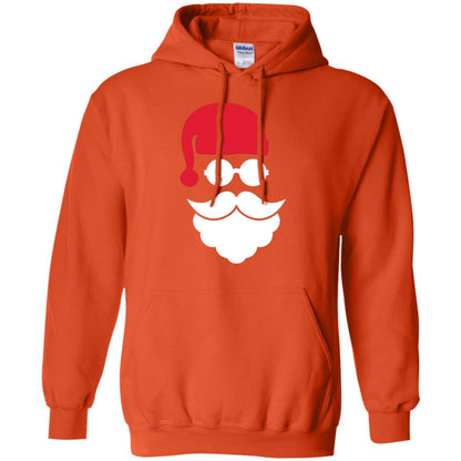 Christmas Shirt Santa Claus Face Orange