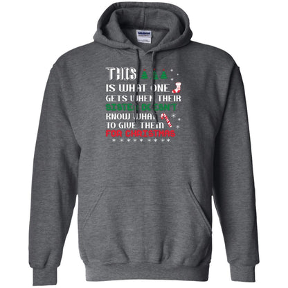 Christmas T-shirt This Is What One Gets When Their Sister Doesn’t Know What To Give Them For Christmas Dark Heather