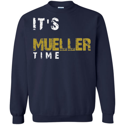 Anti Trump Resist T-shirt It_s Mueller Time Navy