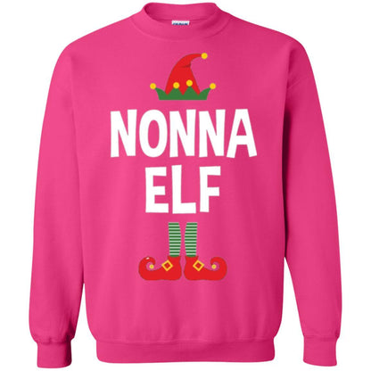 Christmas T-shirt Nonna Elf Christmas Pajamas Heliconia