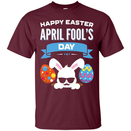 Happy Easter April Fools Day Easter 2018 Shirt Maroon
