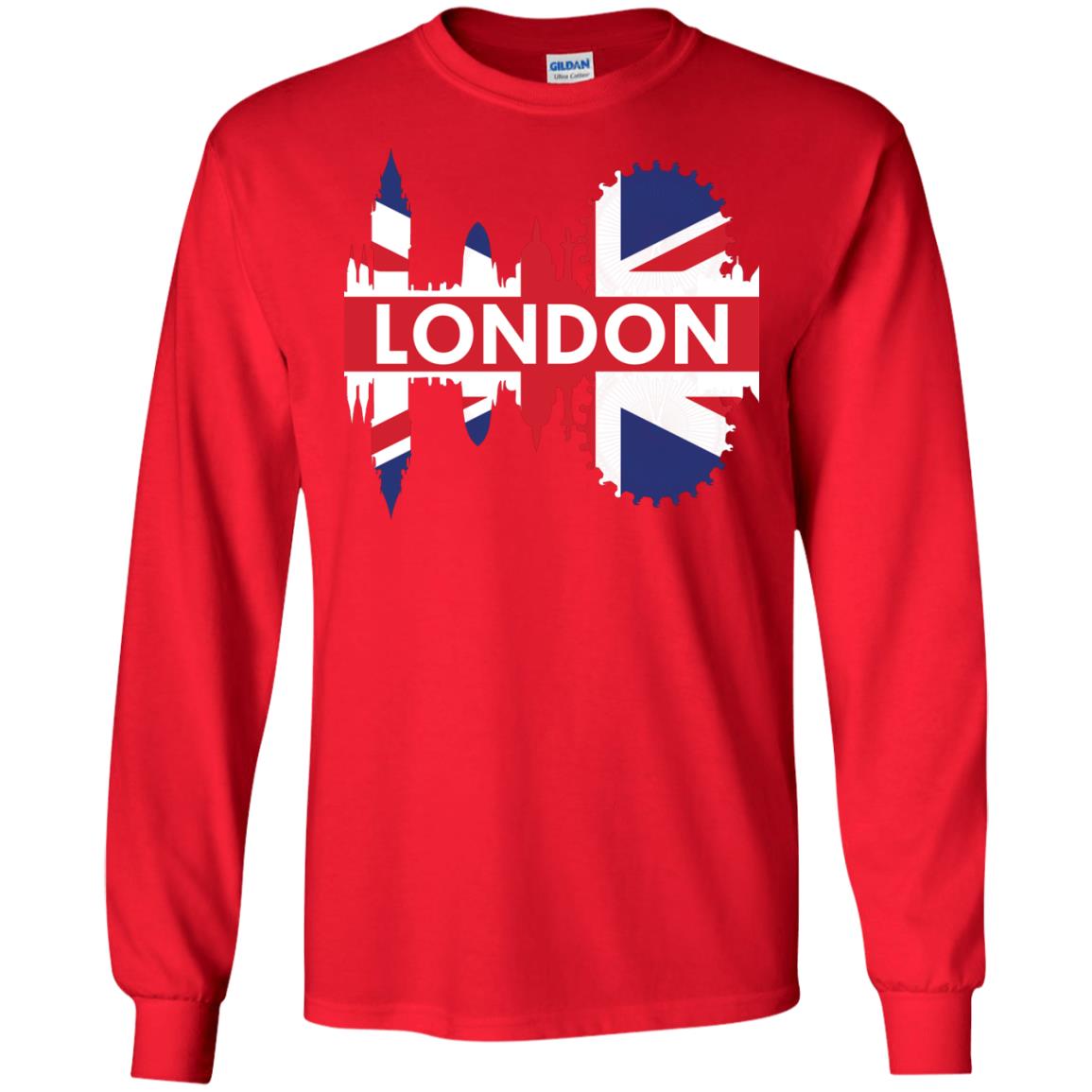 Flag Of United Kingdom London Gift Shirt For Britain Red