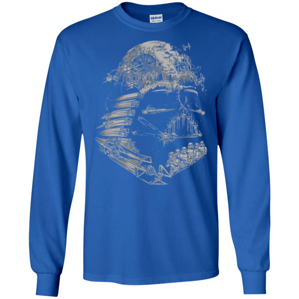 Film T-shirt Star Wars Darth Vader Build The Empire Graphic Royal