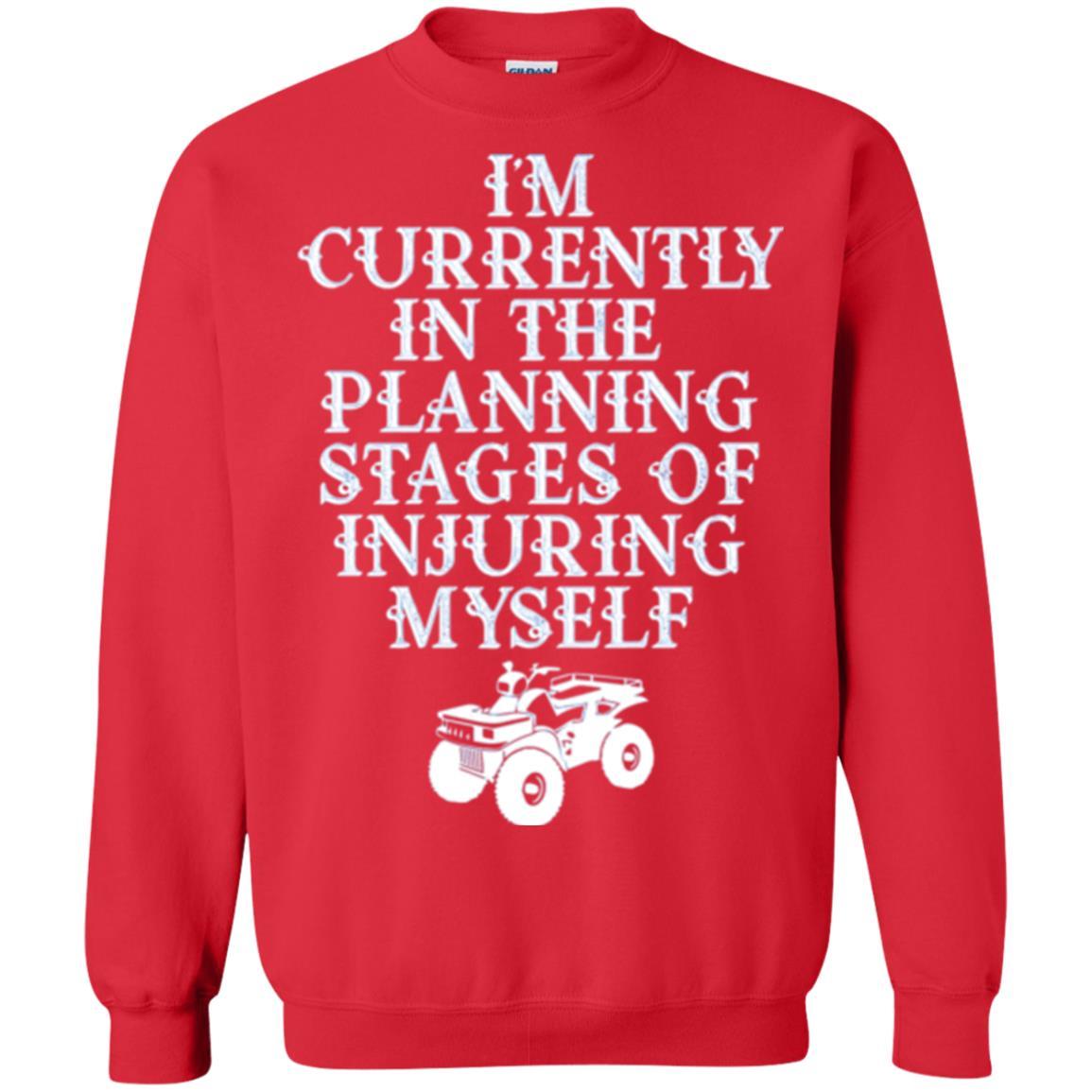 Four Wheeling T-shirt I'm Currently In The Planning Stages Red