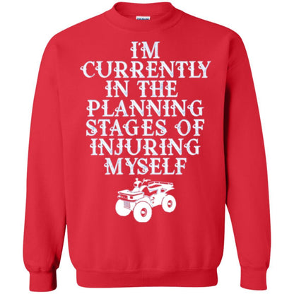 Four Wheeling T-shirt I'm Currently In The Planning Stages Red