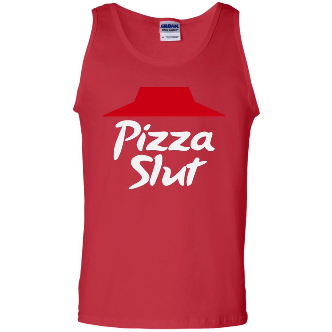 Pizza Slut Pizza Lovers Funny Adult Humor T-shirt Red