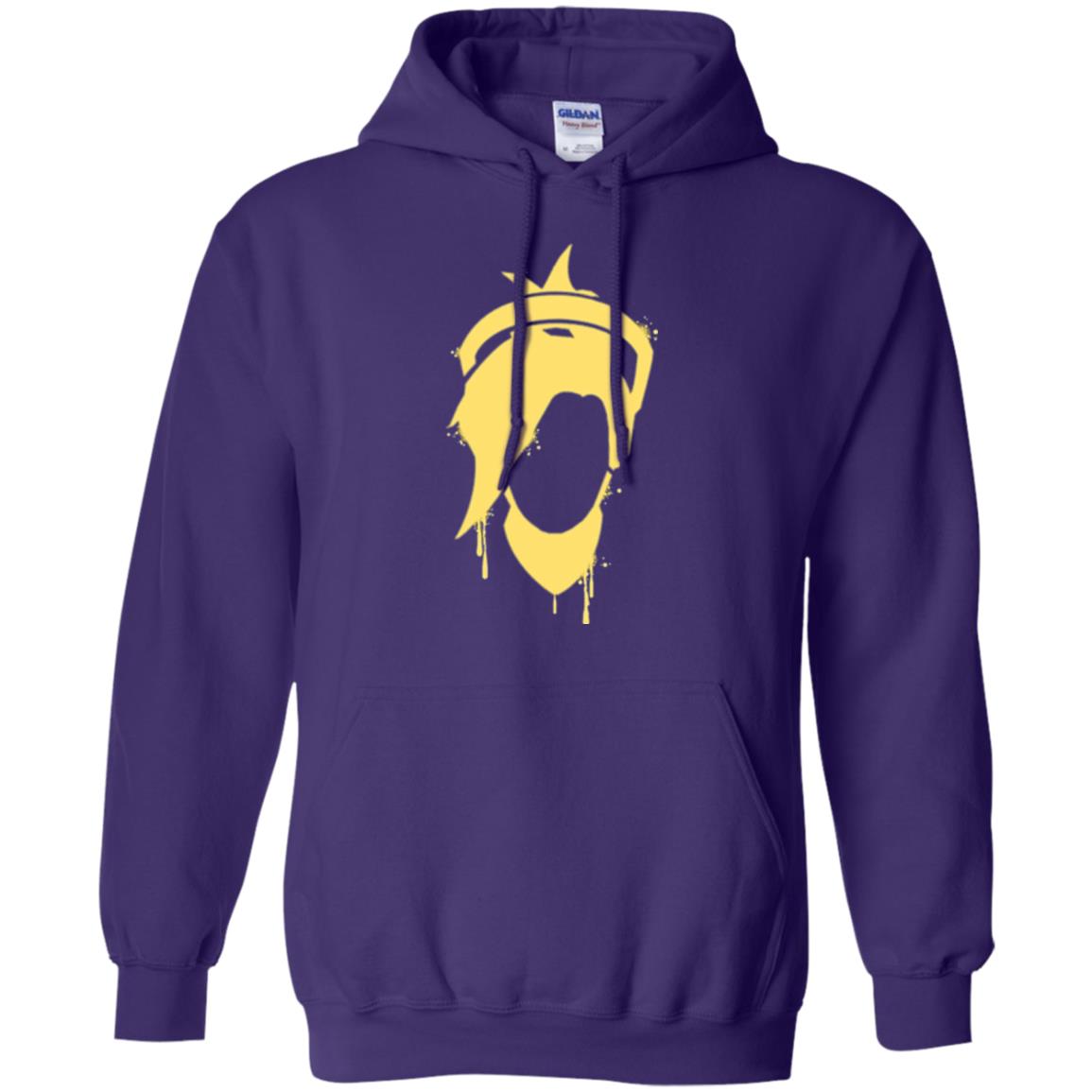 Overwatch Mercy Icon Spray T-shirt Purple
