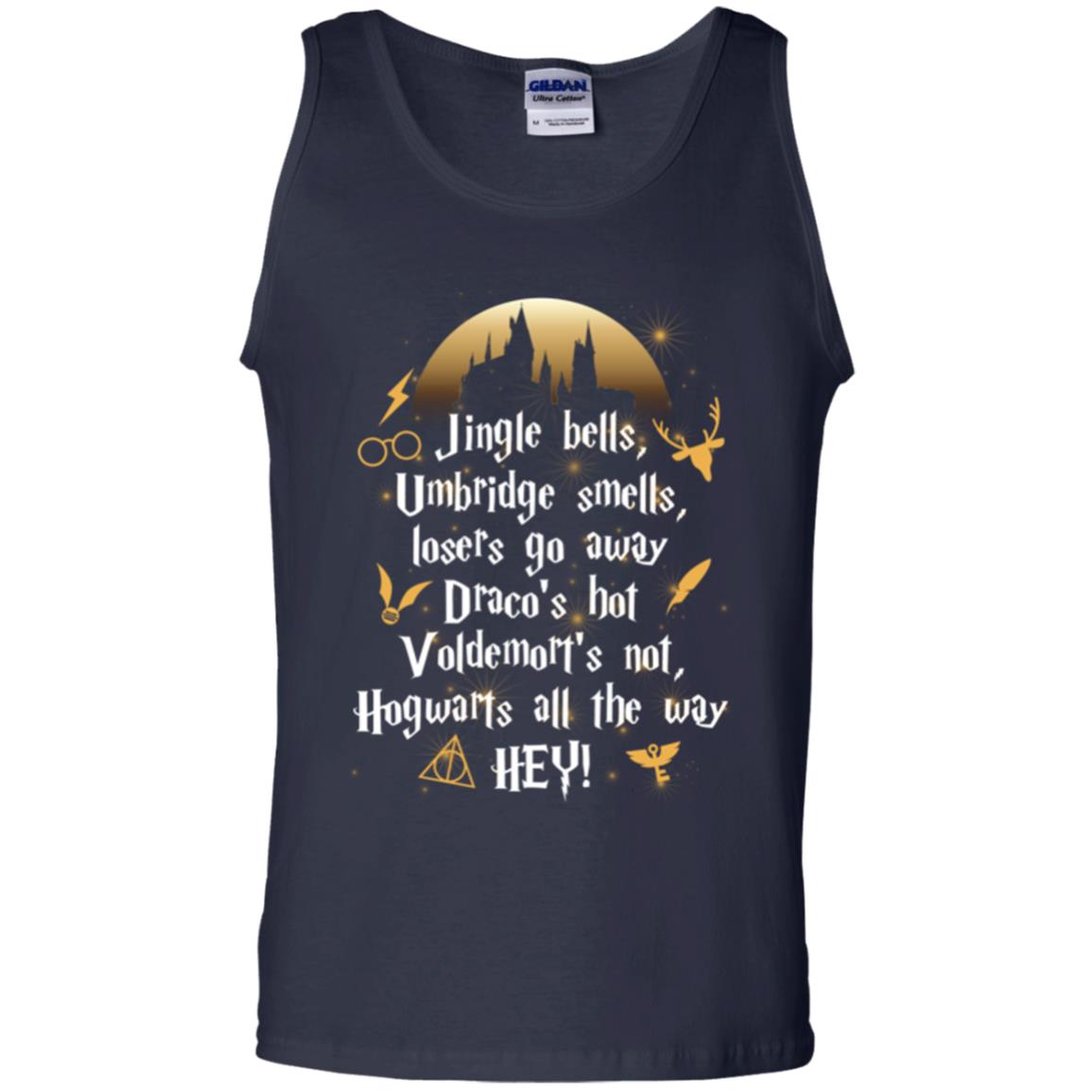 Jingle Bells Umbride Bells Losers Go Away Harry Potter Song T-shirtG220 Gildan 100% Cotton Tank Top