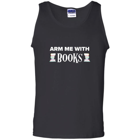 Arm Me With Books Book Lover T-shirt Black