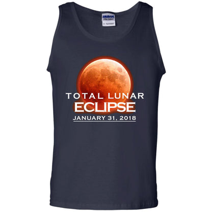 Lunar Eclipse T-shirt January 31, 2018 Graphic T-shirt Navy