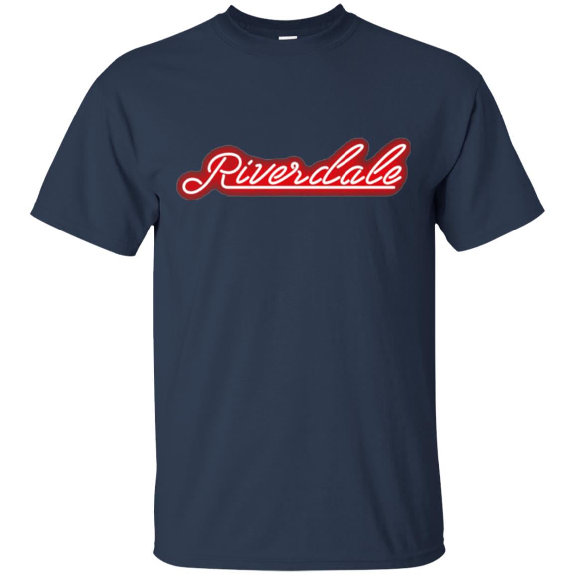 Vintage Retro T-shirt Riverdale Navy