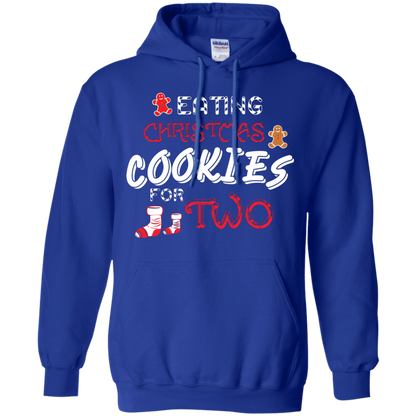 Christmas T-shirt Eating Christmas Cookies For Two Royal