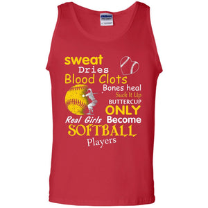 Softball Shirt Real Girls Become Softball Players