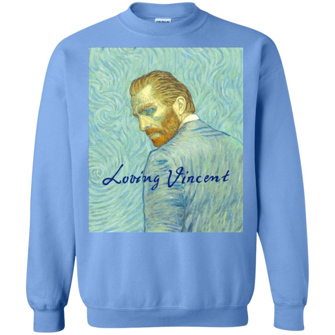 Movie Poster T-shirt Loving Vincent Carolina Blue