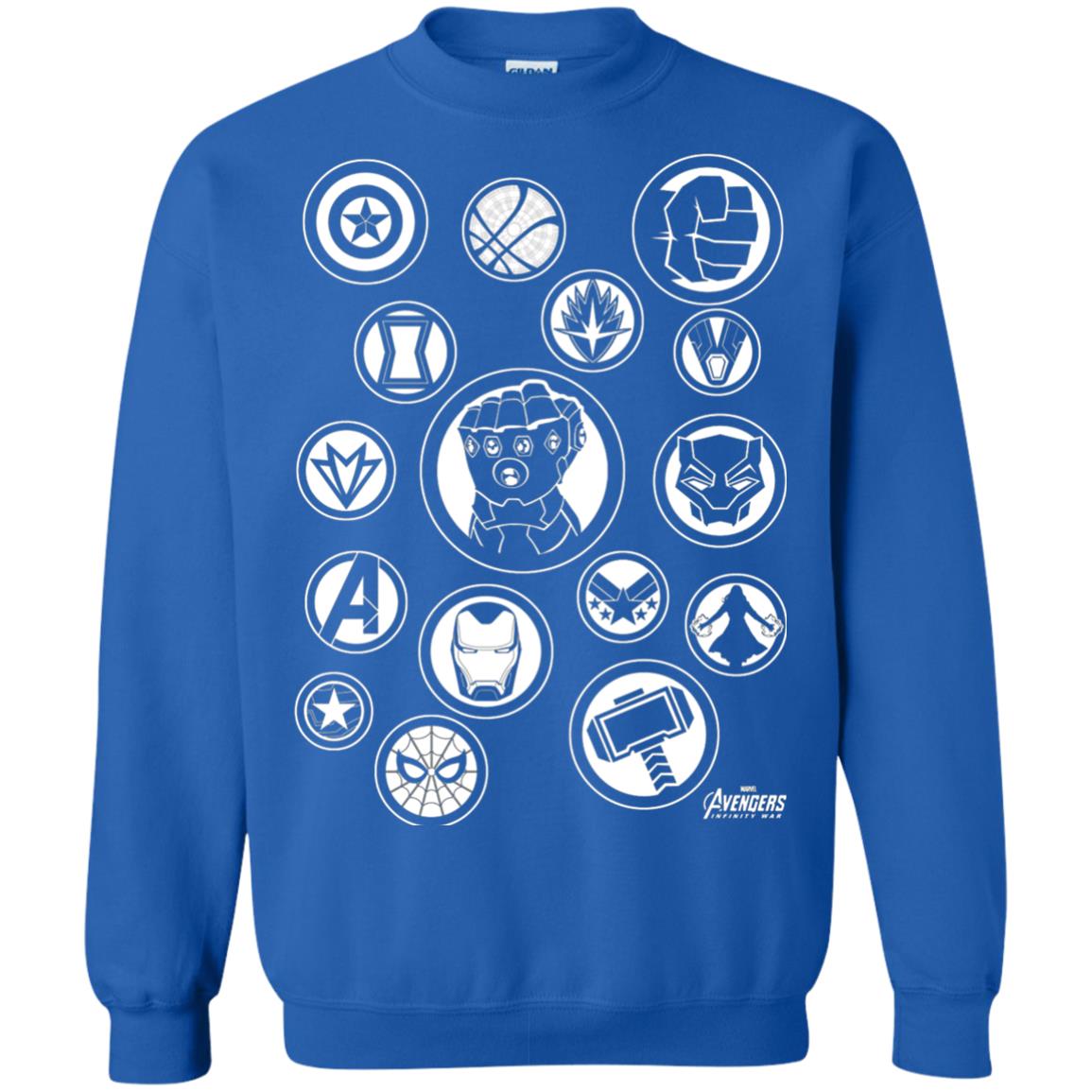 Infinity War Tonal Hero Icon Movie T-shirt Royal