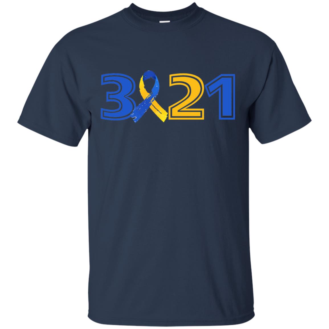 Awareness March 21 World Down Syndrome Day T-shirt Navy