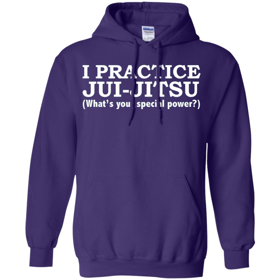 I Practice Jui-jitsu What_s Your Special Power T-shirt Purple
