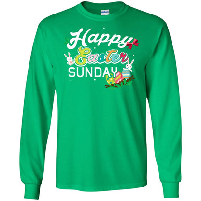 Christian T-shirt Happy Easter Sunday Irish Green