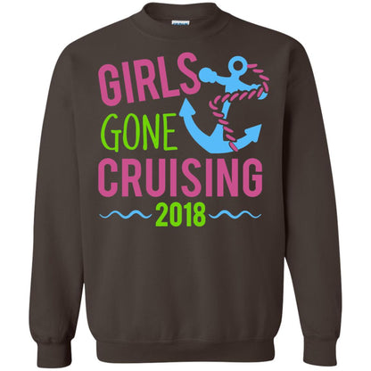 Girls Gone Cruising Girls Trip Cruise T-shirt Dark Chocolate