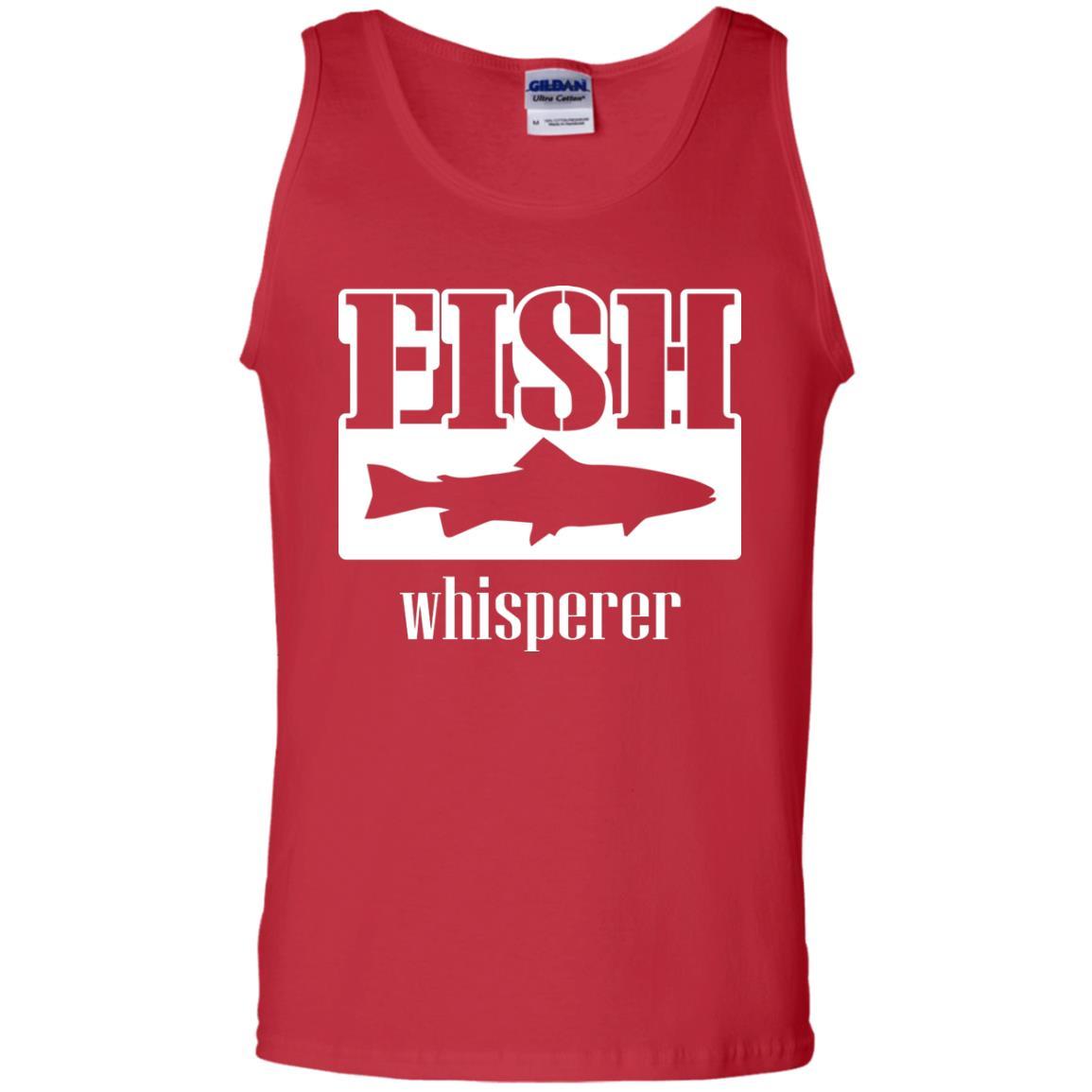 Fishing Lover T-shirt Fish Whisperer Red